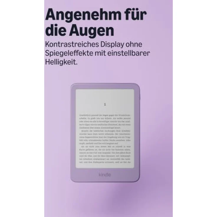 Amazon Kindle 16 GB (Neueste Generation), dünner und schneller E-Book-Reader mit 6-Zoll-Display, mit Werbung - Graphit – Bild 3
