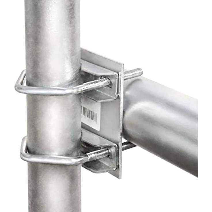 Premium X Balkon-Halter 40cm Ø 48mm Stahl Mast Geländer-Halterung für Satelliten-Schüssel SAT-Antenne Ausleger Mastaufsatz Mast-Verlängerung – Bild 5