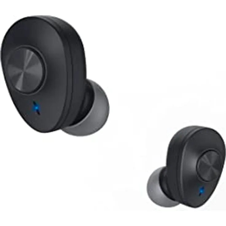 Hama Bluetooth Kopfhörer „Freedom Buddy“ (True Wireless, TWS, In Ear Kopfhörer, Wireless Kopfhörer, kabellos, Bass Boost, Kopfhörer kabellos, Earbuds, Sprachsteuerung, mit Ladebox) schwarz, Klein - Preisvergleich