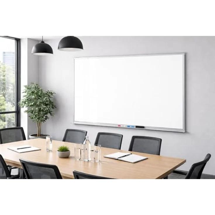 magnetoplan Stativ-Leinwand 2400 x 1350 mm, 16:9 Beamer-Leinwand für Präsentationen – Bild 5