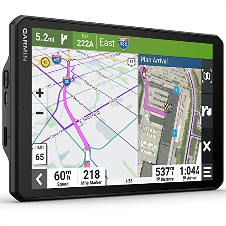 Garmin dēzl LGV 810 MT-D EU – LKW-Navigationsgerät mit 8“ Farbdisplay, vorinstallierten EU Karten für 46 Länder, fahrzeugspezifischem Routing und Echtzeitdiensten – Bild 1