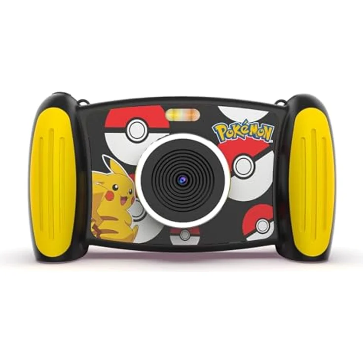 Accutime POKC3000 Interaktive Kinderkamera Pokémon, 5MP, 1080p Video, 4-Fach Zoom, Spritzwasserfest, Schwarz mit Micro-SD-Karte – Bild 1