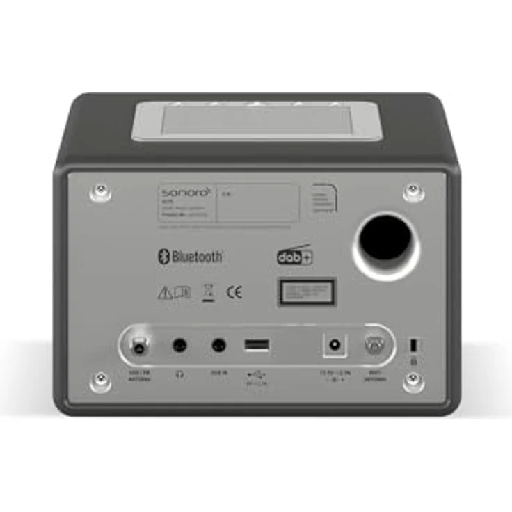 sonoro Elite Internetradio mit CD-Player & Bluetooth, UKW/FM, DAB Plus, Dualer Wecker, Matt Graphit – Bild 2