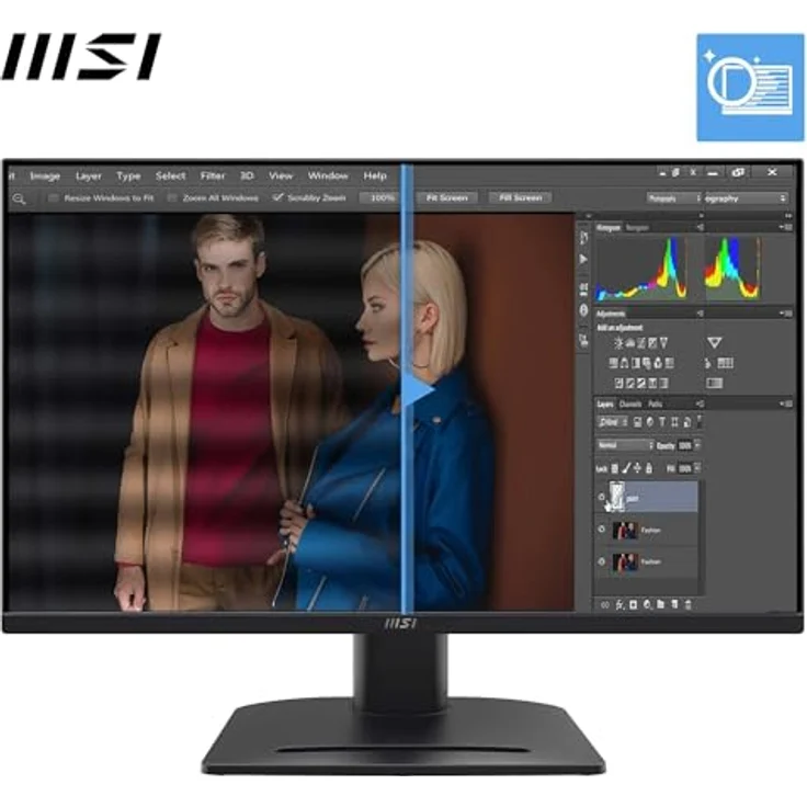 MSI PRO MP275QPG, 27" LED IPS Monitor mit QHD 2560x1440, 100Hz Adaptive Sync, TÜV Rheinland zertifiziert – Bild 3