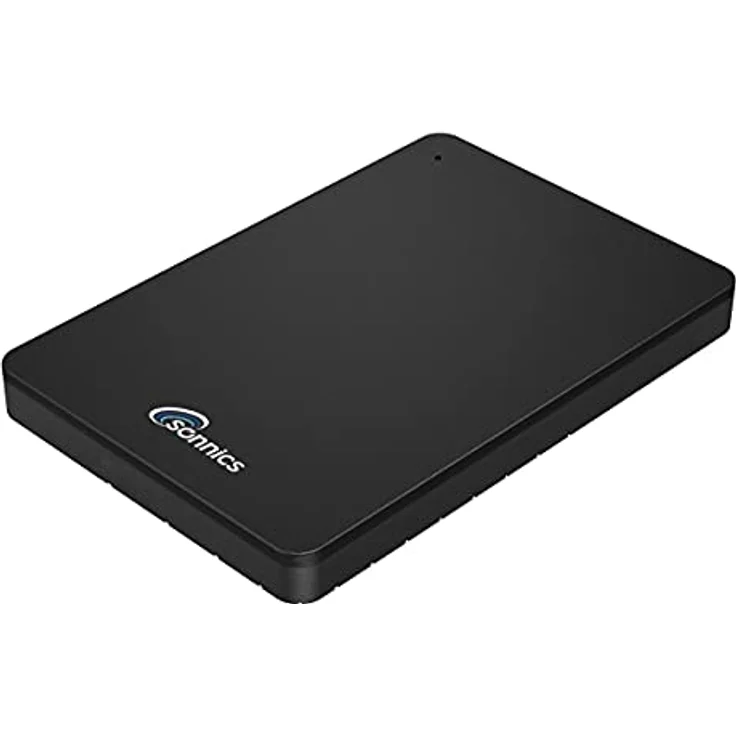 Sonnics 1TB USB 3.1 Type C Externe Tragbar Festplatten für Fenster PC, Mac, Klug TV, Xbox ONE/Series X & PS4 /PS5, Schwarz – Bild 1