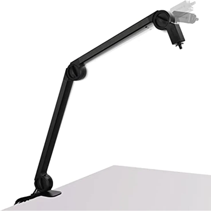 CHERRY MA 6.0 UNI USB, universeller Mikrofonarm mit USB-Hub, 3/8 Zoll Gewinde (3/8 auf 5/8 Zoll Gewinde-Adapter + 4 Verbindungskabel inkl.), stabiler Gelenkarm, schwarz – Bild 3