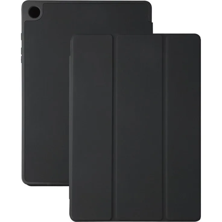 4smarts Folio Case Basic für Samsung Galaxy Tab A9+, stoßfeste Tabletschutzhülle mit Wake-Up-Funktion und Pencil-Halter schwarz