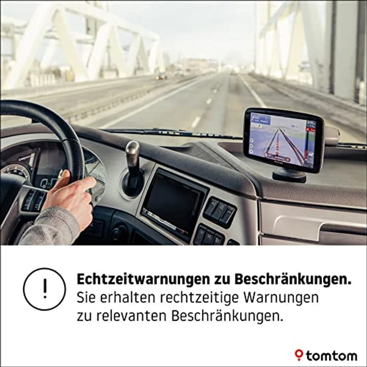 TomTom GO Expert EU 7" LKW/Trucker Navi, professionelle Navigation mit individuellen Routen und wöchentlichen Karten-Updates – Bild 4