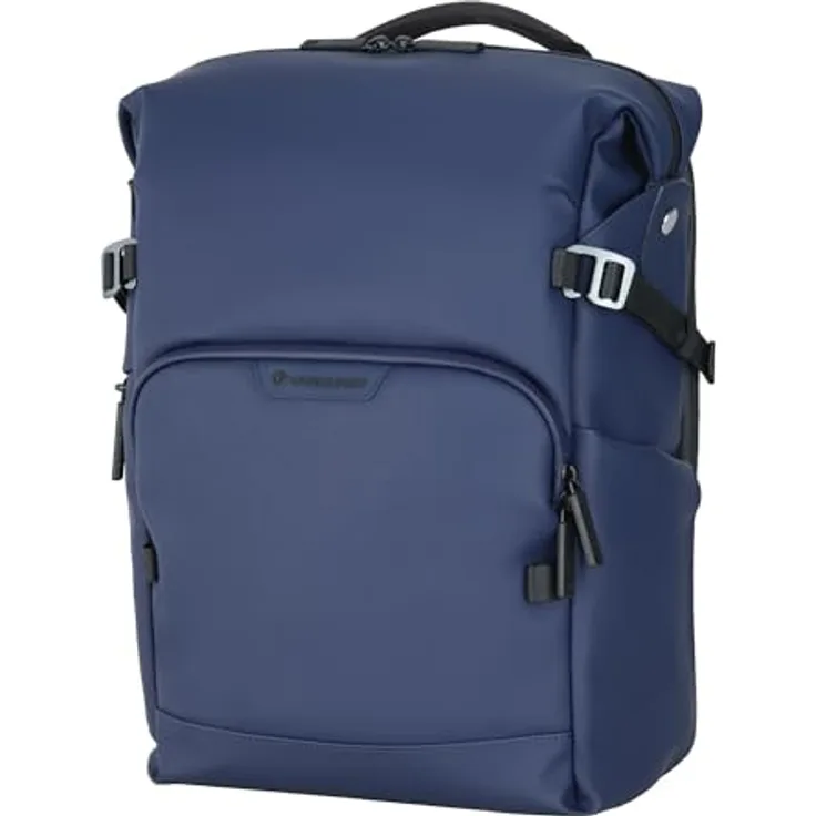 Vanguard VEO LITE B20L NV, Kamerarucksack 20 Liter, wetterfest mit Regenhülle, navy