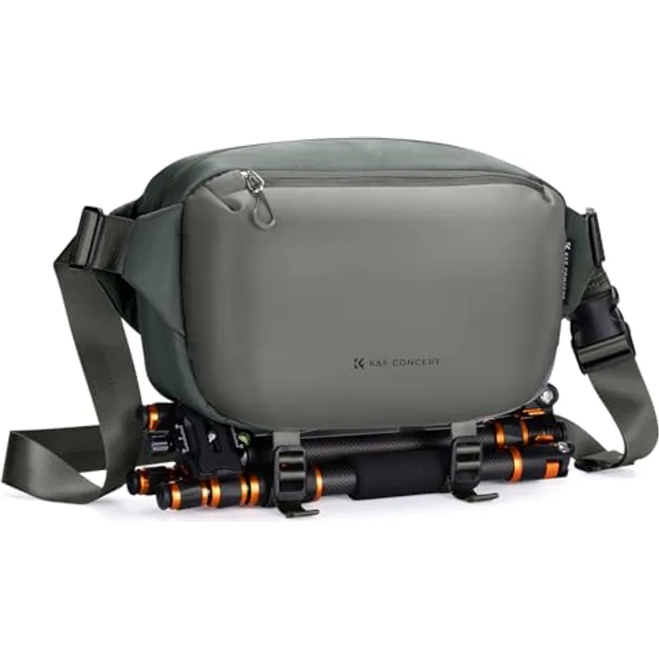 K&F CONCEPT Kamera-Rucksack, multifunktionale Schultertasche, wasserdicht, für Canon/Nikon/Sony/DJI Mavic, dunkle Grau, 7L Fassungsvermögen
