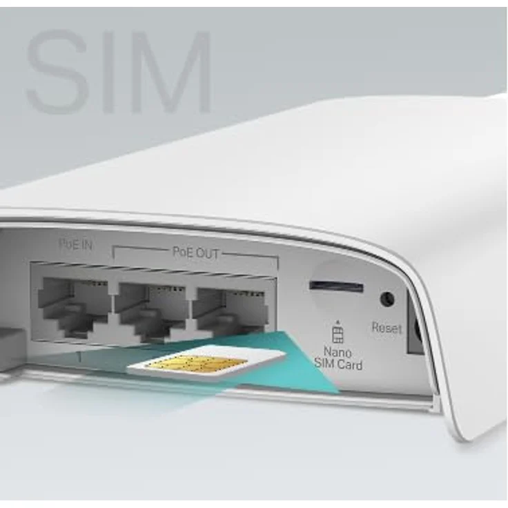 TP-Link Giga-Router Multi-WAN Wifi 6 AX3000 LTE Outdoor, wetterfestes Gateway mit 3 Gigabit PoE-Ports, Weiss – Bild 7