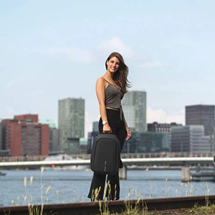XD Design Bobby Hero Small - 13.3" Laptop Backpack, kleiner Rucksack in Schwarz für Notebooks – Bild 9