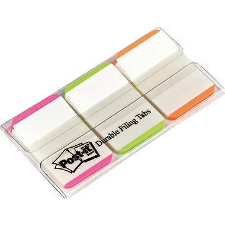 Post-it® Haftstreifen Index Strong 686L-P, 25,4 x 38 mm, zur punktgenauen Datenmarkierung, 5 Farben