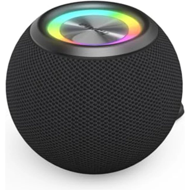 Hama 00188237 Ball Shape Lautsprecher Bluetooth schwarz, 5 Watt Musikleistung, LED-Beleuchtung, True-Wireless-Stereo – Bild 3