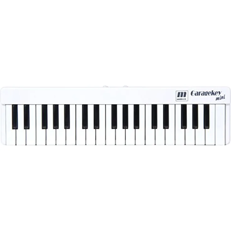 Miditech Garagekey mini, USB Masterkeyboard mit 37 anschlagdynamischen Mini-Tasten, platzsparend, inkl. USB Kabel