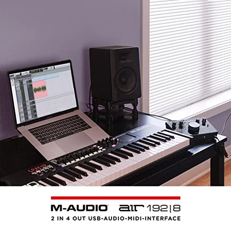 M-Audio AIR 192|8 - 2-in-4-out-USB Audio - MIDI-Schnittstelle mit ProTools und Ableton Live Recording Software mit Studio Effekten & Instrumenten – Bild 9