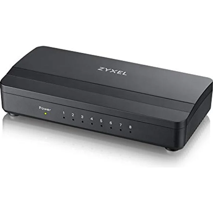 Zyxel 8-port Gigabit Ethernet Switch für Spiele und Medien, Lifetime Garantie [GS108S] – Bild 3