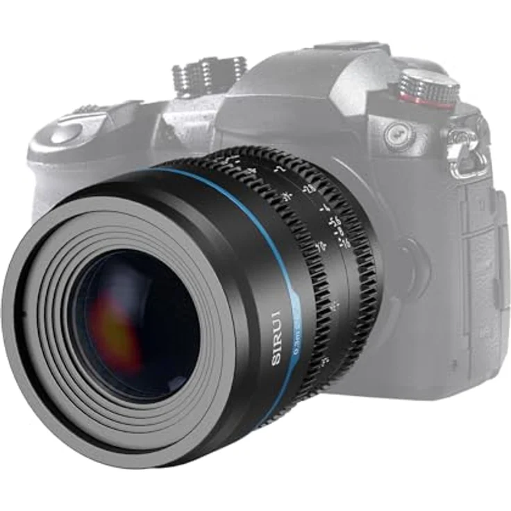 SIRUI Night Walker 55mm T1.2, Manuelles Kinoobjektiv für MFT-Mount, S35 Prime, perfekt für BMPCC4K, GH6, GH5S, GH5 II, Schwarz – Bild 2