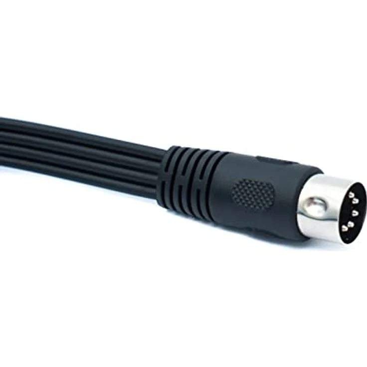 System-S Cinch 4 RCA Kabel 150 cm Stecker zu DIN 5 polig Stecker Stereo Adapter Schwarz – Bild 4
