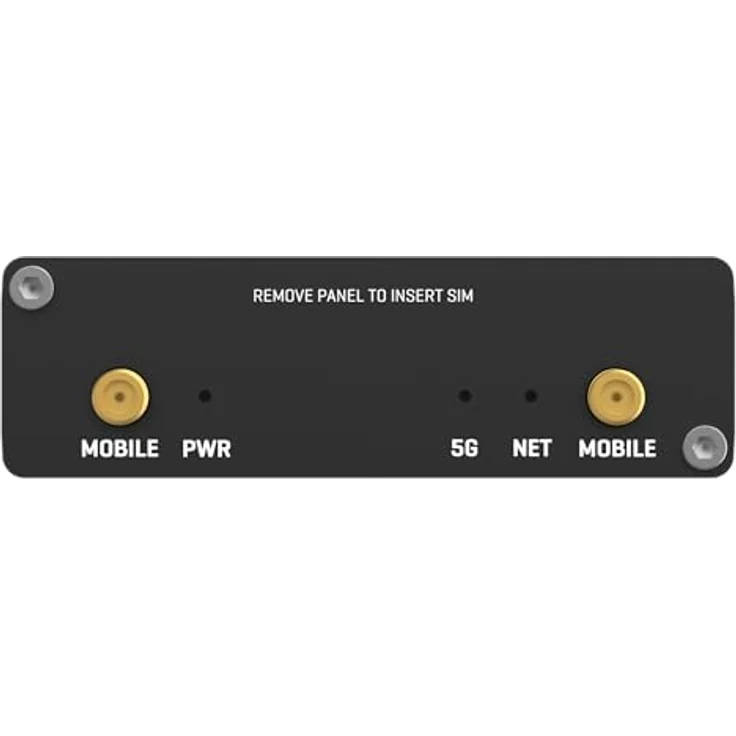 Teltonika TRM500, 5G Router mit bis zu 3,4 Gbit/s, Schwarz, industrietauglich, 4 SMA-Antennen, USB-Typ-C – Bild 4
