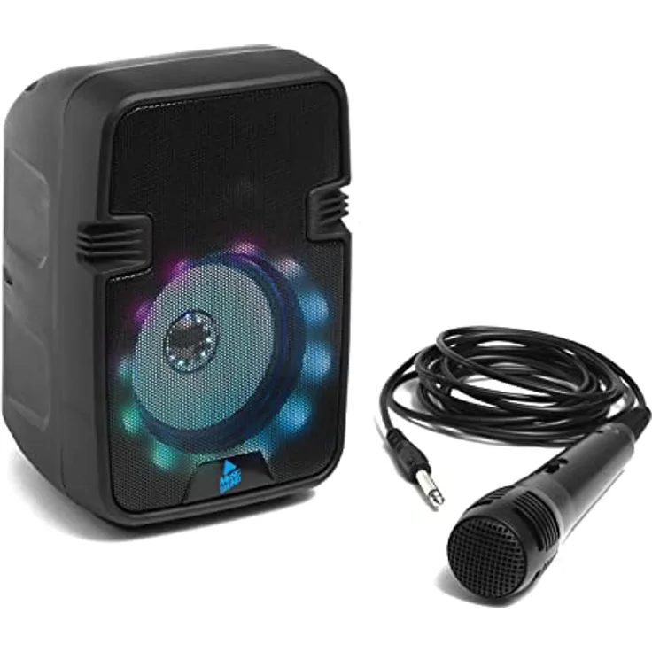 Music Sound | Speaker Karaoke | Bluetooth-Lautsprecher mit LED-Licht - 5 Watt Leistung