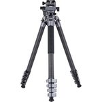 Rollei Easy Traveler Video Carbonstativ - 4,5 kg Tragkraft, 164 cm Höhe, Ultraleicht, Kompakt, Mühelose Feststellfunktion