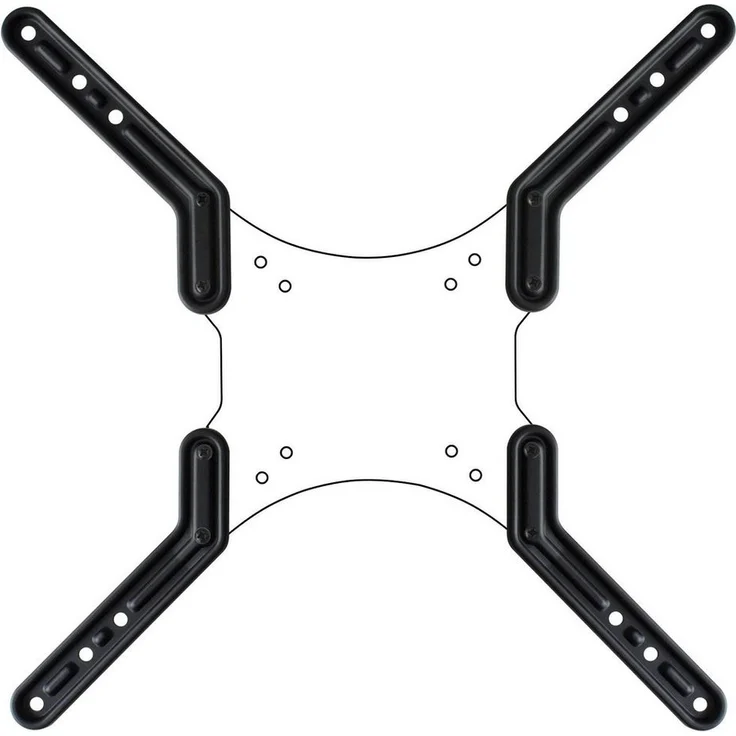 Drall Instruments TV-Wandhalterung AD22BK, VESA-Erweiterung 4-tlg. für 10-20 cm Lochabstände, schwarz