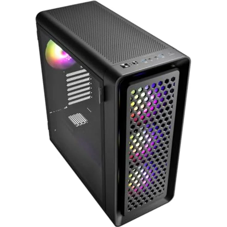 FSP CUT593A Ultra Tower Schwarz, PC-Gehäuse mit ATX, EATX, micro ATX, und Mini-ITX Unterstützung – Bild 2