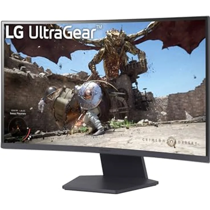 LG Electronics 27GS60QX-B.AEUQ UltraGear™ Curved QHD Gaming VA-Monitor 27" (68,4cm), 2560 x 1440, 1ms GtG, 180 Hz, HDR10, AMD FreeSync - Schwarz – Bild 3