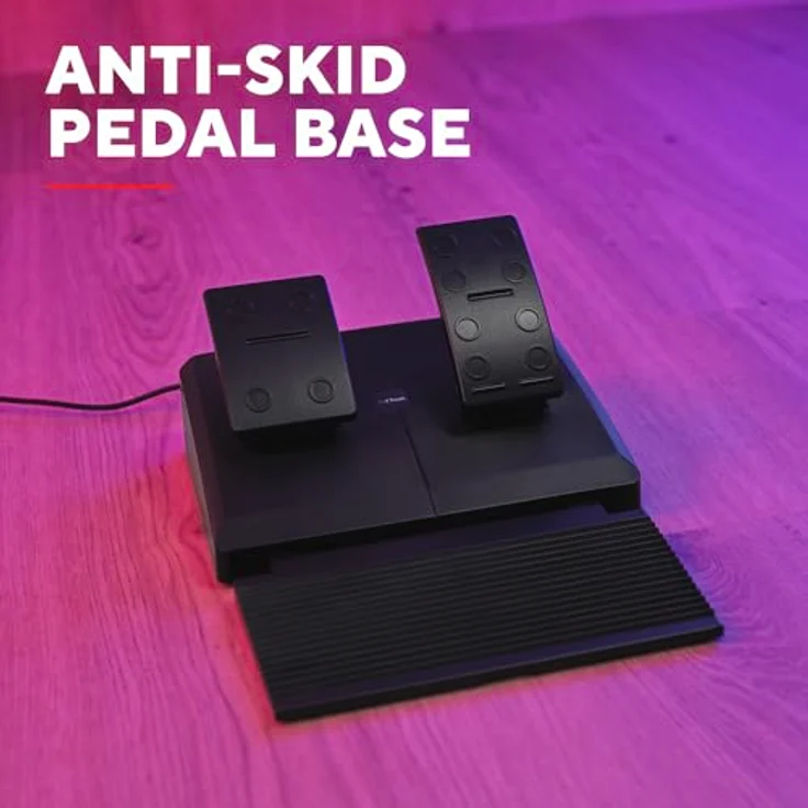 Trust GXT 289 Movi Gaming Lenkrad mit Pedalen, Schaltwippen, 270° Drehbereich, Vibrationsfeedback für PC, Xbox Series X/S, PS4, Nintendo Switch, Schwarz – Bild 5