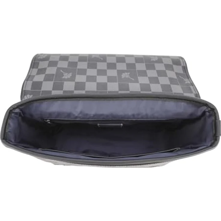 Joop! Cortina Piazza Nevio Messenger 30 cm, Laptop-Tasche aus 100% Polyurethan, grau – Bild 4