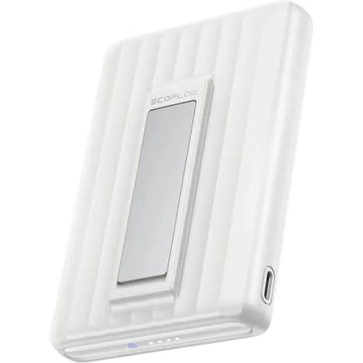 EF ECOFLOW Magsafe Power Bank 10000mAh, Magnetische Powerbank mit 30W USB C, Drahtloses Laden 7,5W, kompatibel mit iPhone 17/16/15 Series und AirPods, Weiß