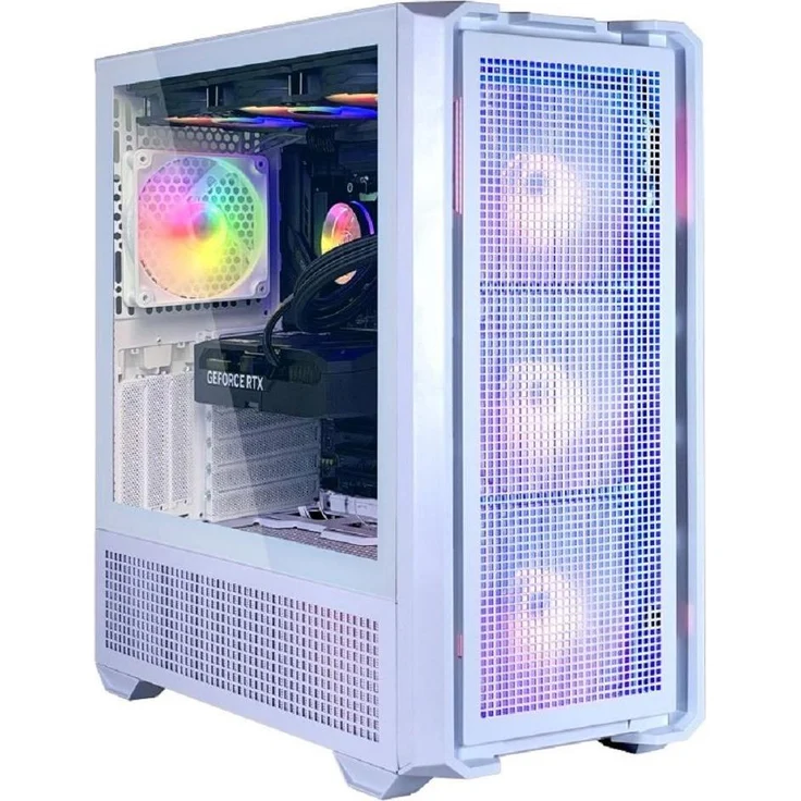 Hyrican Cougar MX600 WT, Desktop-PC mit AMD Ryzen 5 7500F, 32 GB RAM, 1 TB SSD und NVIDIA GeForce RTX 5060 Ti, Windows 11