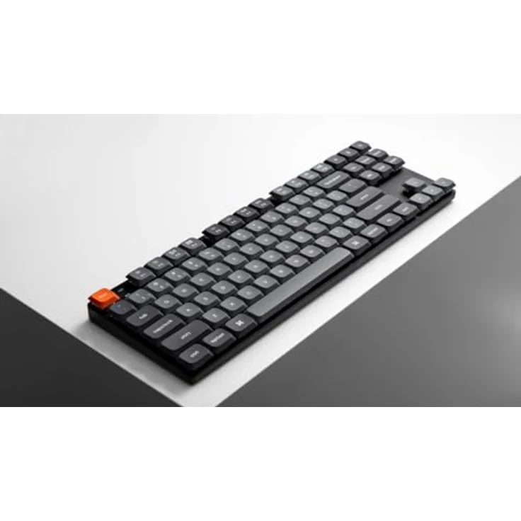 Keychron K1 Max, Ultra-Slim mechanische Tastatur mit QMK/VIA, Bluetooth und USB, 2.4 GHz, TKL-Layout, Weiß-LED, Low-Profile Gateron Brown Switch – Bild 3