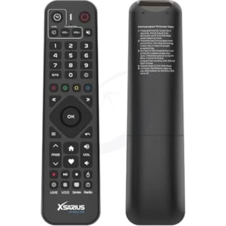 Xsarius original Android-Fernbedienung IR RCU-A3, vielseitige Fernbedienung für Xsarius Pure 2, Pure 2+, Avant 2, Avant 2+ und Avant 2+ Ultra – Bild 2