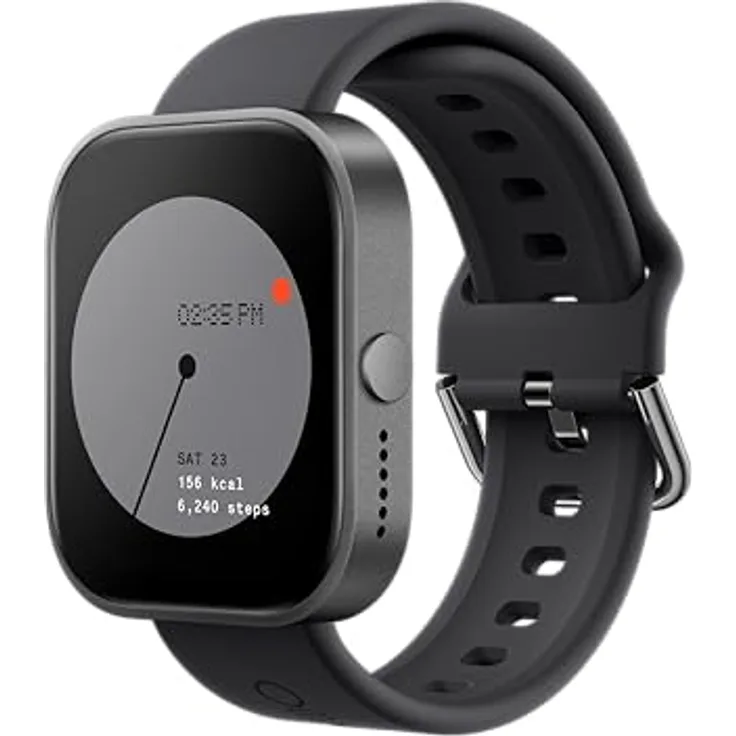 CMF by Nothing Watch Pro Smartwatch mit 1.96 AMOLED display, Fitness-Tracker, Multisystem-GPS, Bluetooth-Anrufe mit AI Noise Reduction und bis zu 13 Tagen Akkulaufzeit - Dunkelgrau