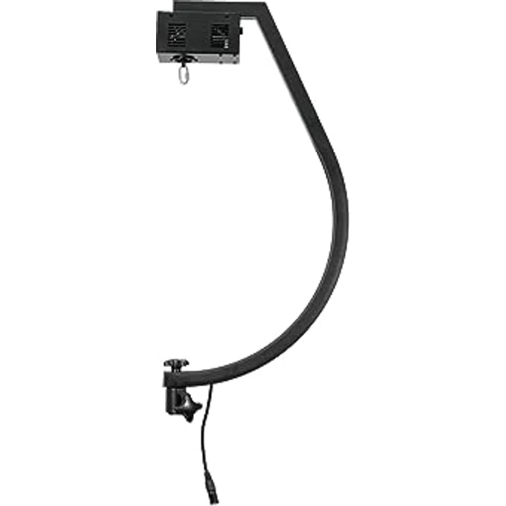 EUROLITE Stativhalterung PRO mit DMX-Motor für Spiegelkugeln bis zu 50cm sw | Geschwungene Stativhalterung mit DMX-steuerbarem Motor für Spiegelkugeln bis 50 cm – Bild 1