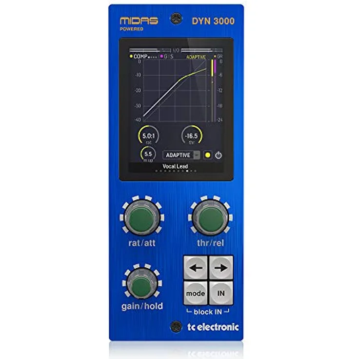 TC Electronic DYN 3000-DT Midas-betriebenes High-End-Dynamics-Kanal-Plug-In mit optionaler Desktop-Schnittstelle mit analogem Feeling