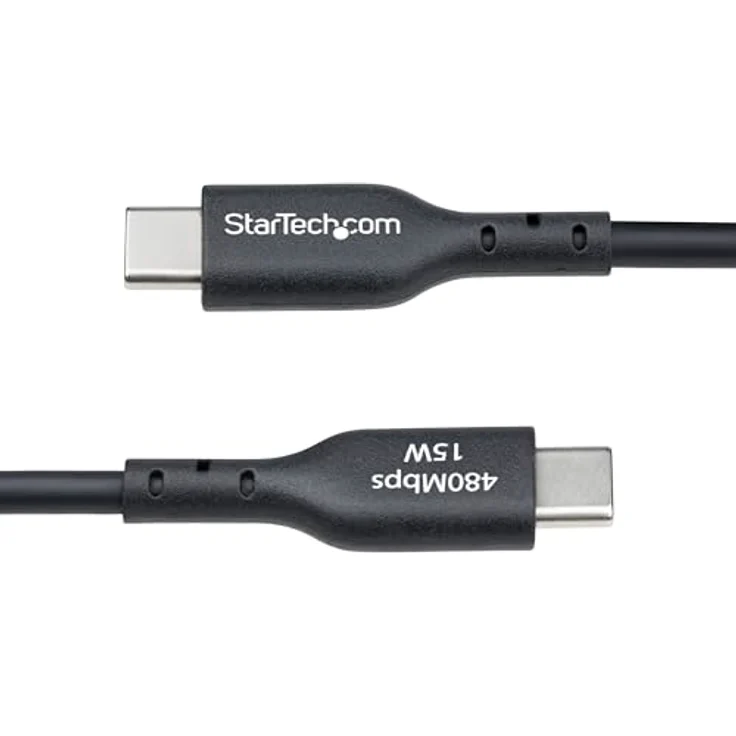 StarTech.com 2m USB-A auf USB-C Ladekabel, 3A Schnellladung, USB 2.0, Schwarz – Bild 5