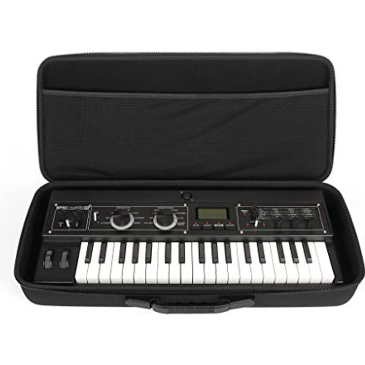 Analog Cases PULSE Case für Korg MicroKorg/MicroKorg XL+ oder vergleichbare Synthesizer (Transporttasche aus langlebigem, geformtem EVA/Nylon, erstklassiger Griff), Schwarz, NA – Bild 5