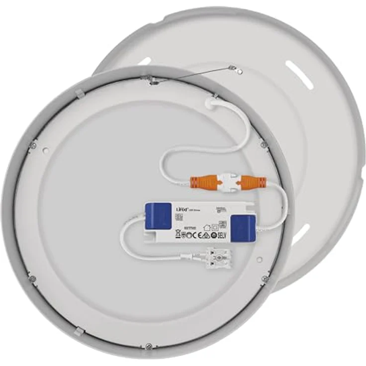 EMOS LED Panel 21 W, runde 1900 lm Deckenleuchte, Wandleuchte, neutralweiß 4000K – Bild 4