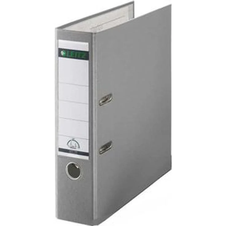 Leitz Ordner 1010-50-85, PP, A4, 8cm, Kunststoffordner, grau – Bild 1
