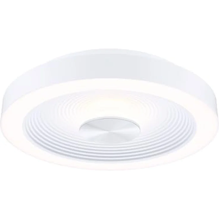 Paulmann WD Volea IP44 W/D dim LED 18W 320mm Weiß Silber 230V Kunststoff 71177 - Stilvolle Deckenleuchte mit dreidimensionalem Tiefeneffekt und Dimmfunktion – Bild 1