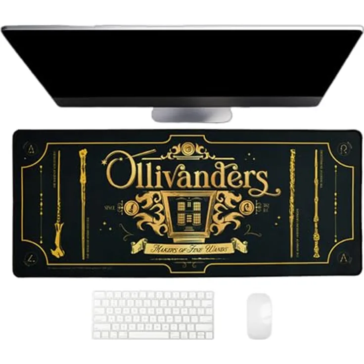 Thumbs Up Gaming Mauspad Harry Potter, Schreibtischunterlage mit Magical Locations, 70 x 30 cm, Olivanders