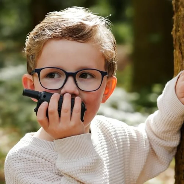 Freek Vonk Walkie Talkie, wiederaufladbares Funkgerät für Kinder, 6 km Reichweite, 8 Kanäle, Freisprechmodus, integrierte Taschenlampe, inkl. USB-C-Kabel – Bild 4