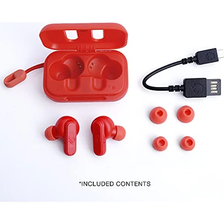Skullcandy Dime TW In-Ear-Kopfhörer, True-Wireless, rot  – Bild 6