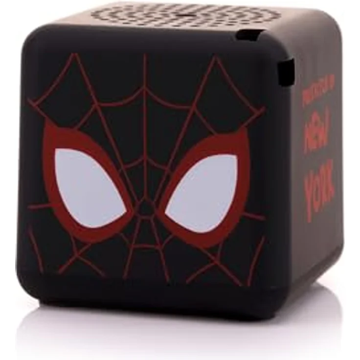 Bitty Boomers Marvel Bitty Box-Miles Morales Mini-Bluetooth-Lautsprecher, tragbar und robust, inklusive Schlüsselanhänger – Bild 2