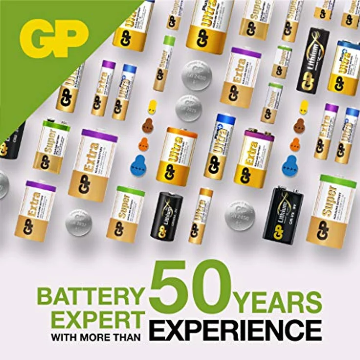 GP Batteries Super Alkaline N Batterie, N Lady, GP910A, LR01, 1,5V, 8 Stück – Bild 3
