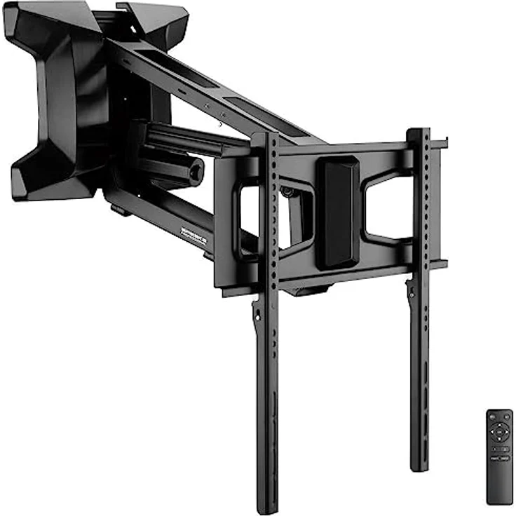 SpeaKa Professional TV-Wandhalterung elektrisch motorisiert, Schwenkbar 94,0 cm (37) - 177,8 cm (70) SP-TVM-900 – Bild 1
