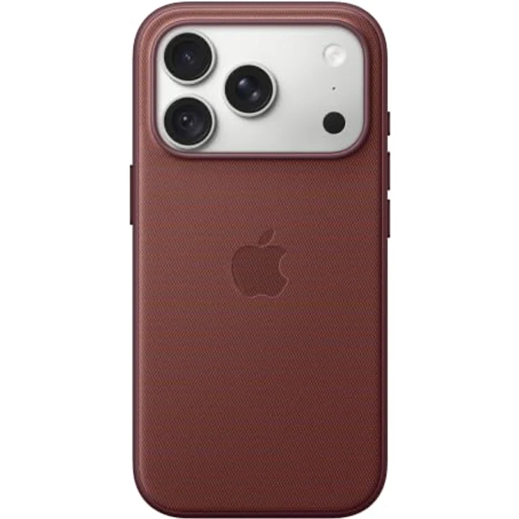 Apple TechWoven Case iPhone 18 Pro, Burgunder, MagSafe kompatibel mit recyceltem Polyester und präziser Aluminiumtasten – Bild 3
